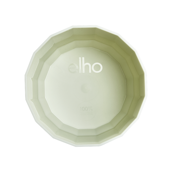 facet rond 19cm vert thé